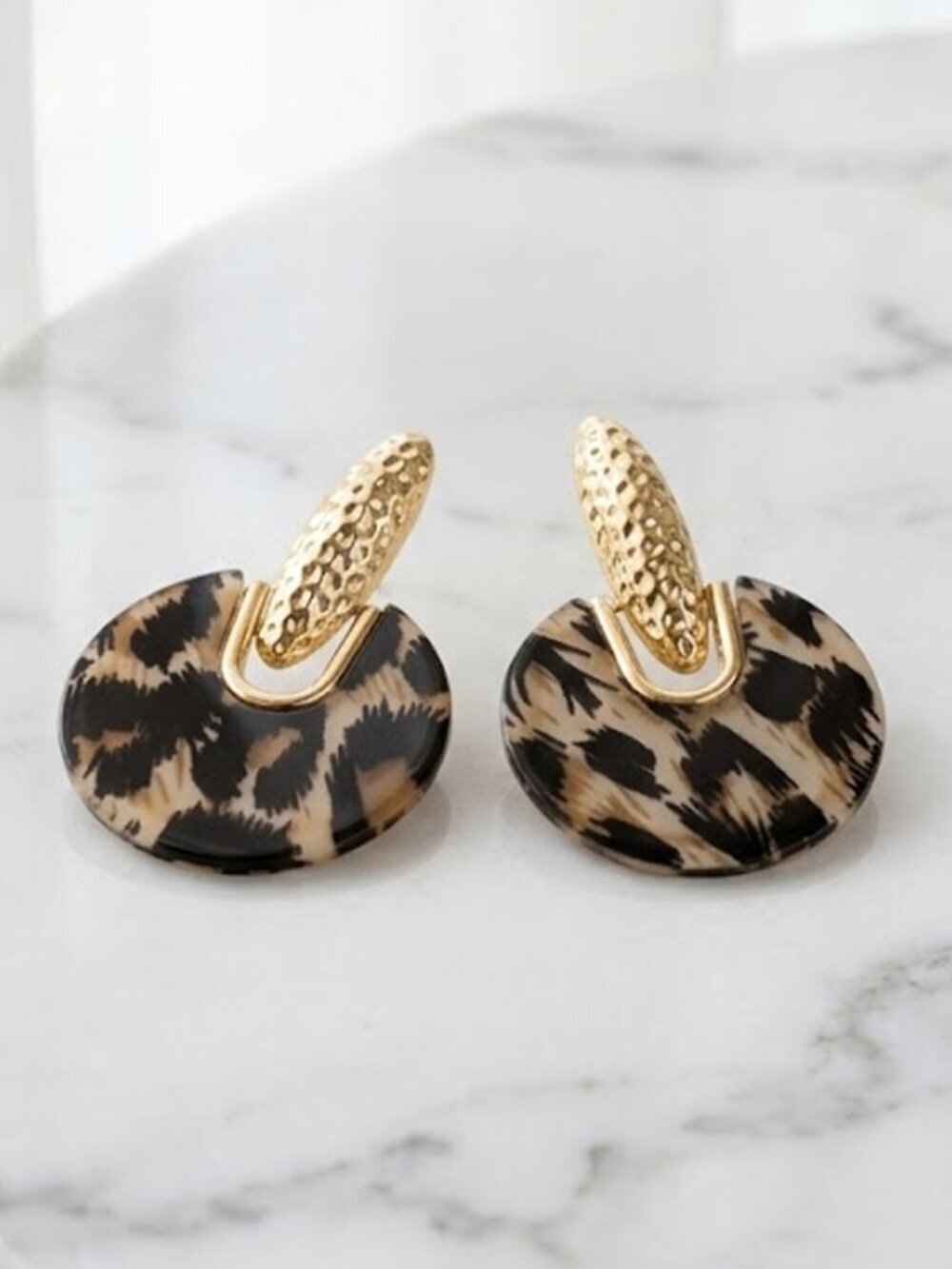 Elegant Ladies Leopard Print Earrings